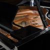 polished black Yamaha C1X SH2 silent grand piano interior