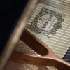 polished black Yamaha C1X SH2 silent grand piano interior