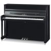 New Kawai K200 Upright Piano in black/silver