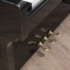 Pedals of the W Hoffman Upright in Polished Black