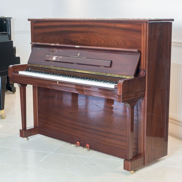 Steinway model V polished mahogany