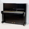 polished black bechstein concert upright piano whole piano