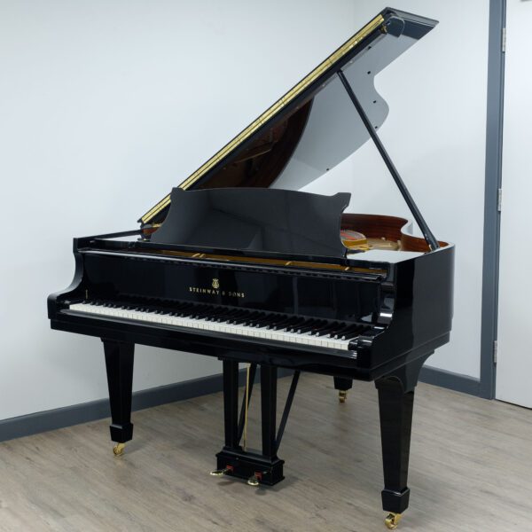 Steinway Model M Grand Piano in Black