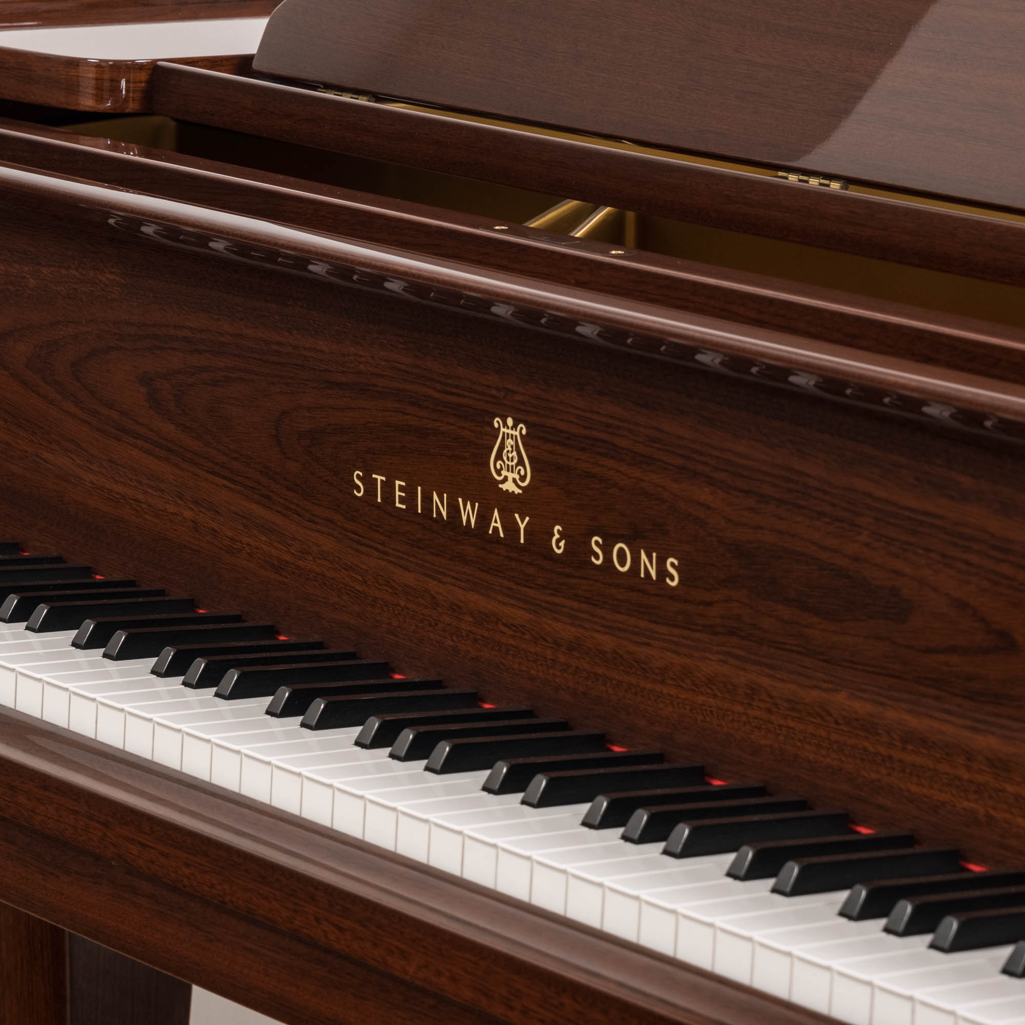 Steinway M Mahogany Keys