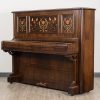 C Bechstein Upright in Rosewood with Inlay- board closed