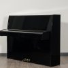 C.Bechstein upright in polished black - lid & board closed