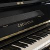 C.Bechstein upright in polished black - keys