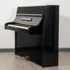C.Bechstein upright in polished black - side view
