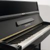 C.Bechstein upright in polished black - keys