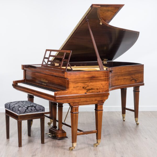 Bluthner Grand Piano in Rosewood with Inlay
