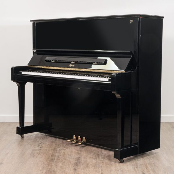 Boston 132 Upright Piano in Polished Black