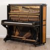 Steinway Model Vertigrand upright piano in black polish and satinwood in aesthetic