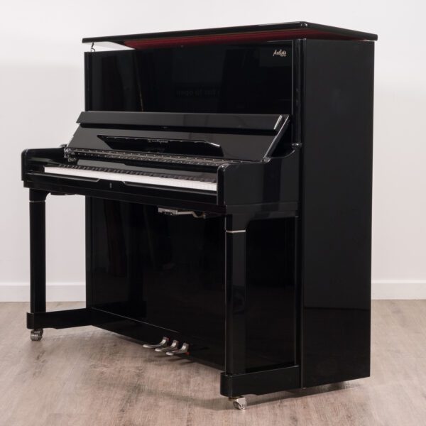 Kayserburg Model 126 silent upright piano in polished black