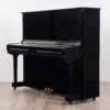 Yamaha U3 upright piano in polished black