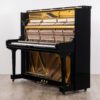 Yamaha U3 upright piano in polished black