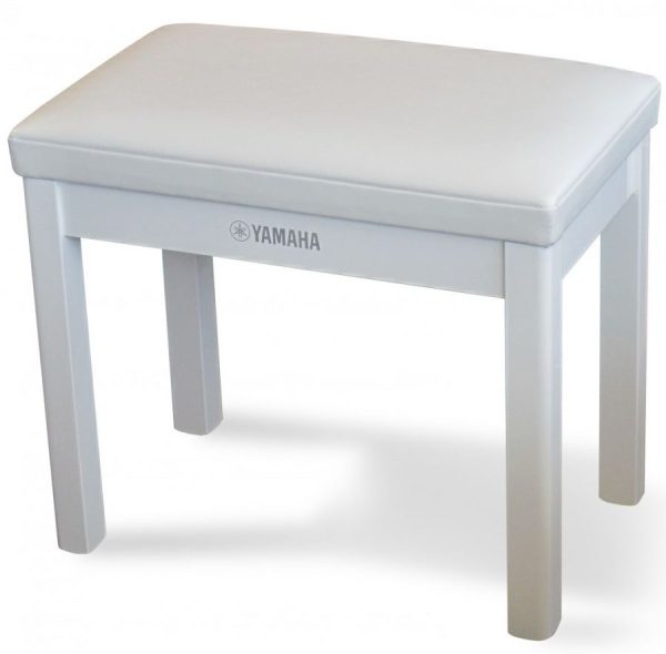 Yamaha GTB Polished White Digital Piano Stool