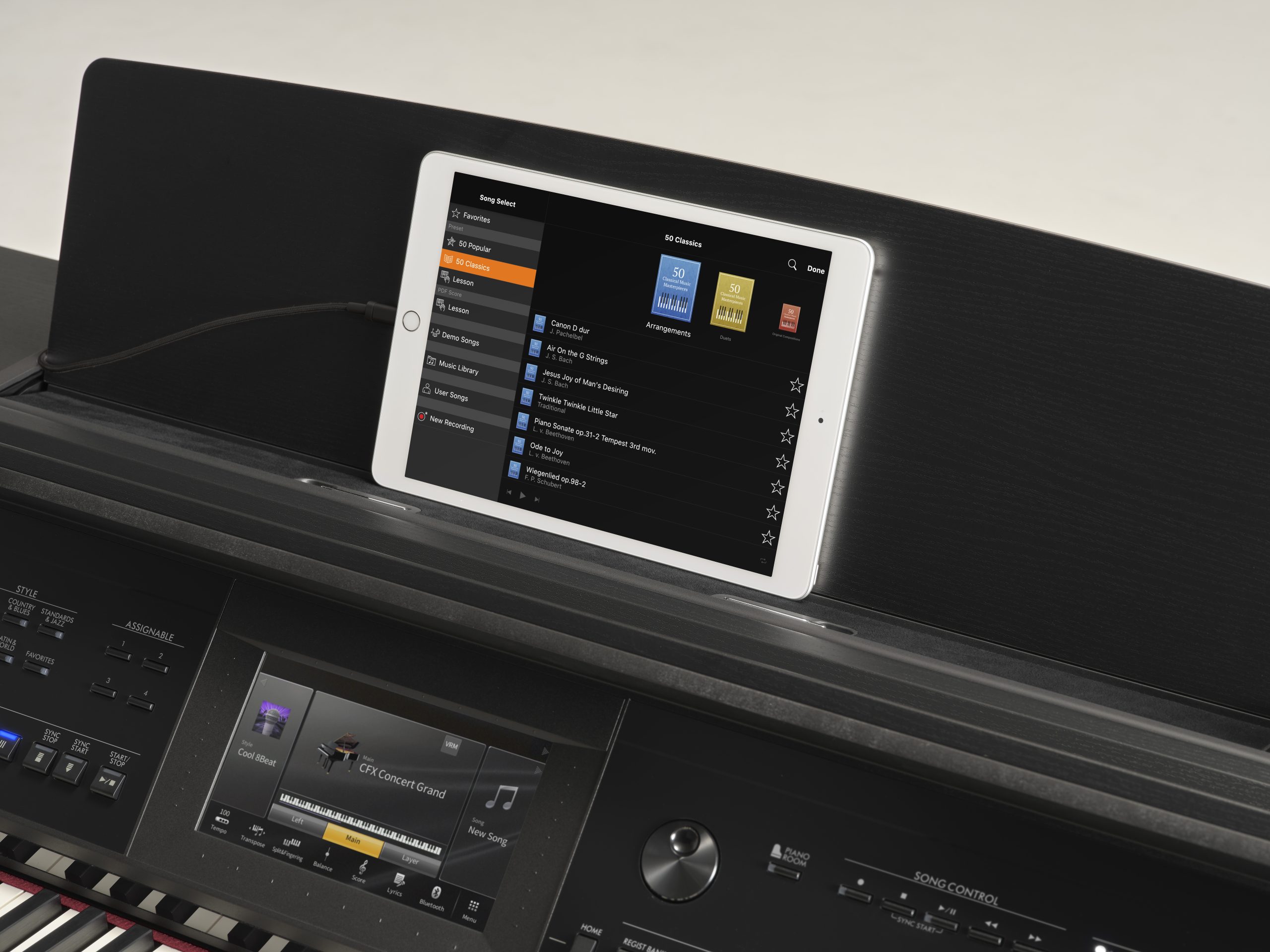 Yamaha CVP 905 Digital Display Screen