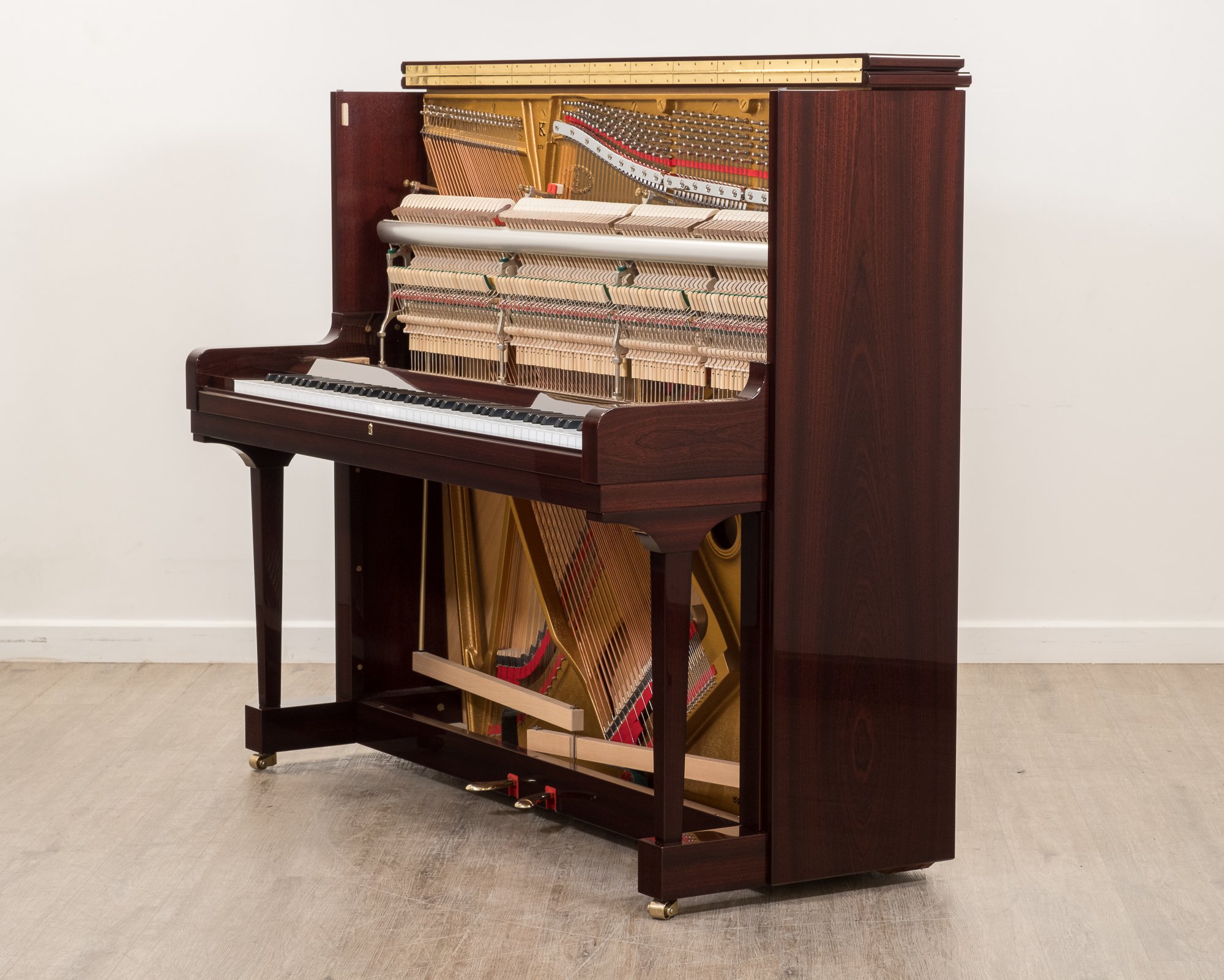 Steinway Model K Upright in Polished Mahogany