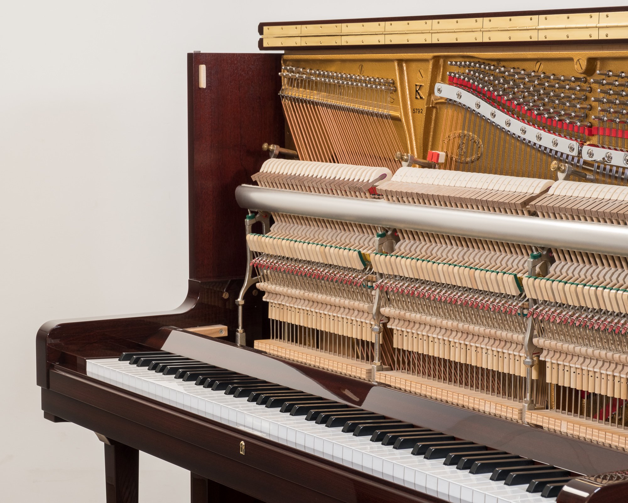 Steinway Model K Upright in Polished Mahogany