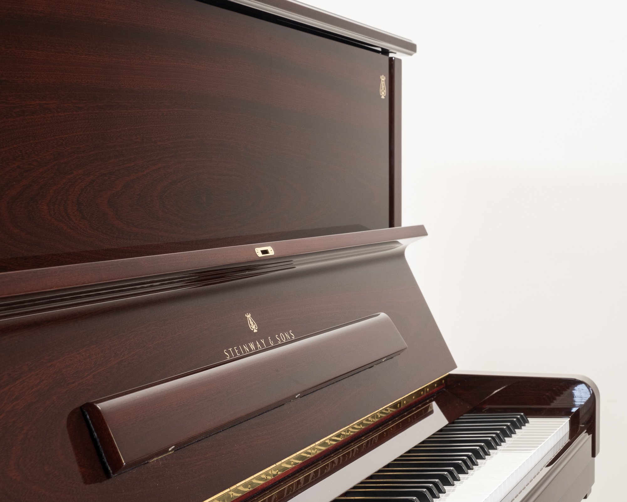 Steinway Model K Upright in Polished Mahogany