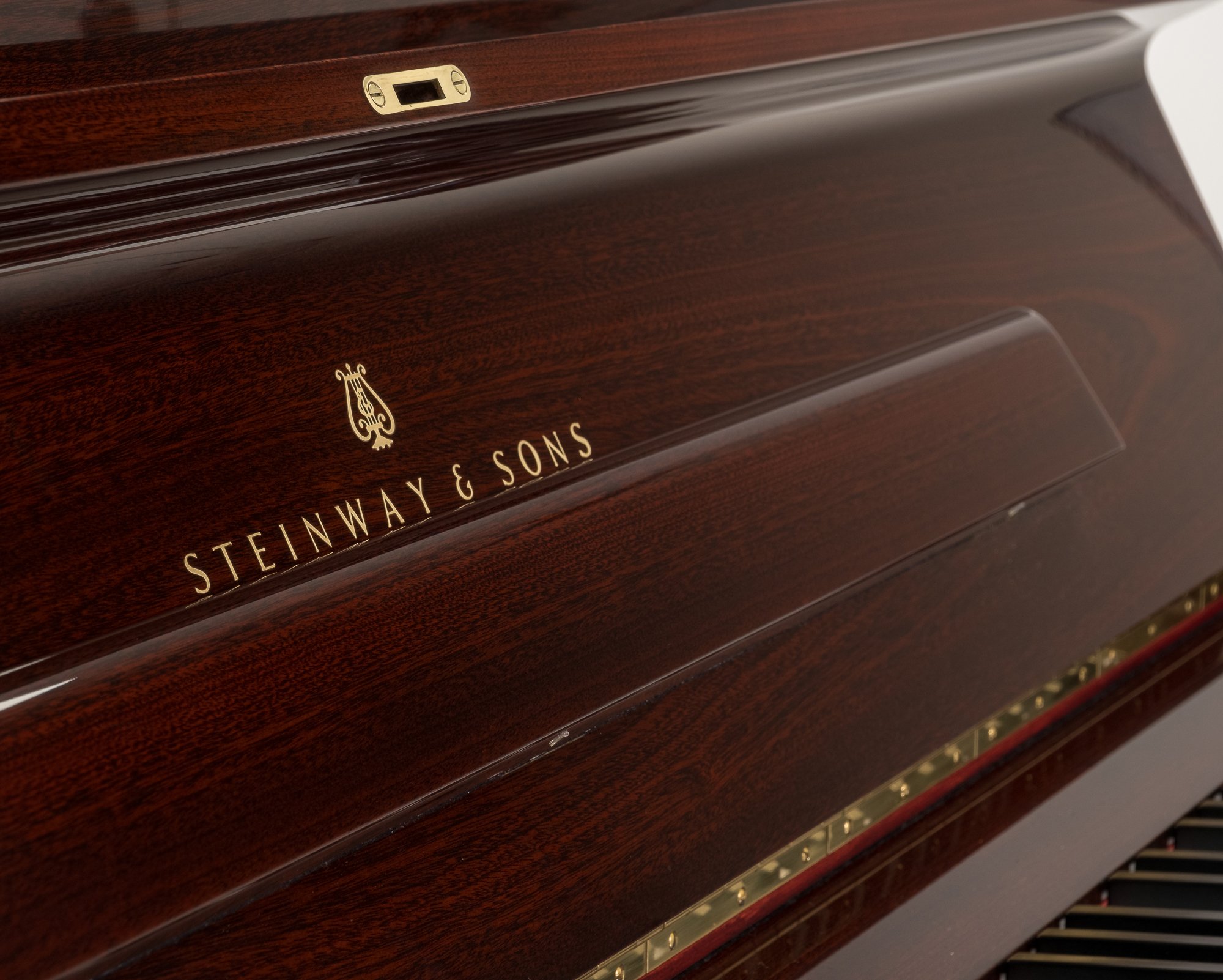 Steinway Model K Upright in Polished Mahogany