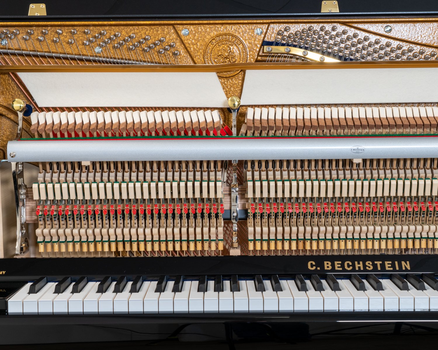 C.Bechstein Academy 124 Upright Piano in polished black