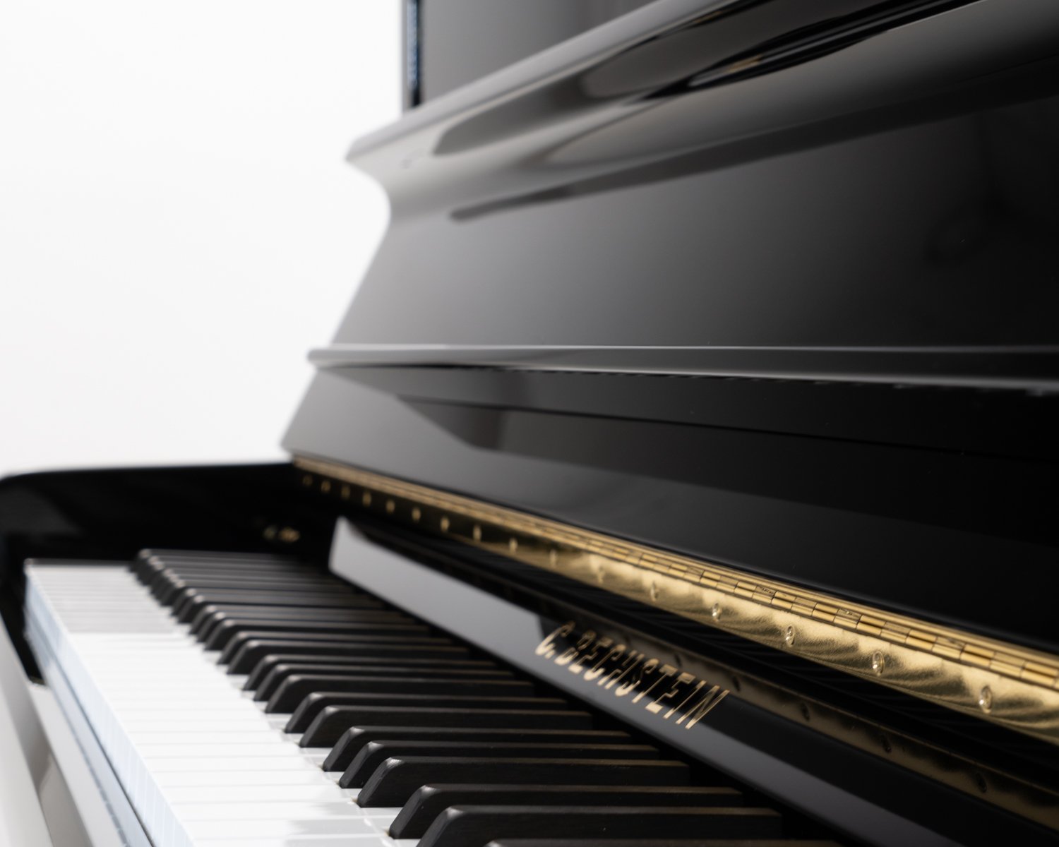 C.Bechstein Academy 124 Upright Piano in polished black