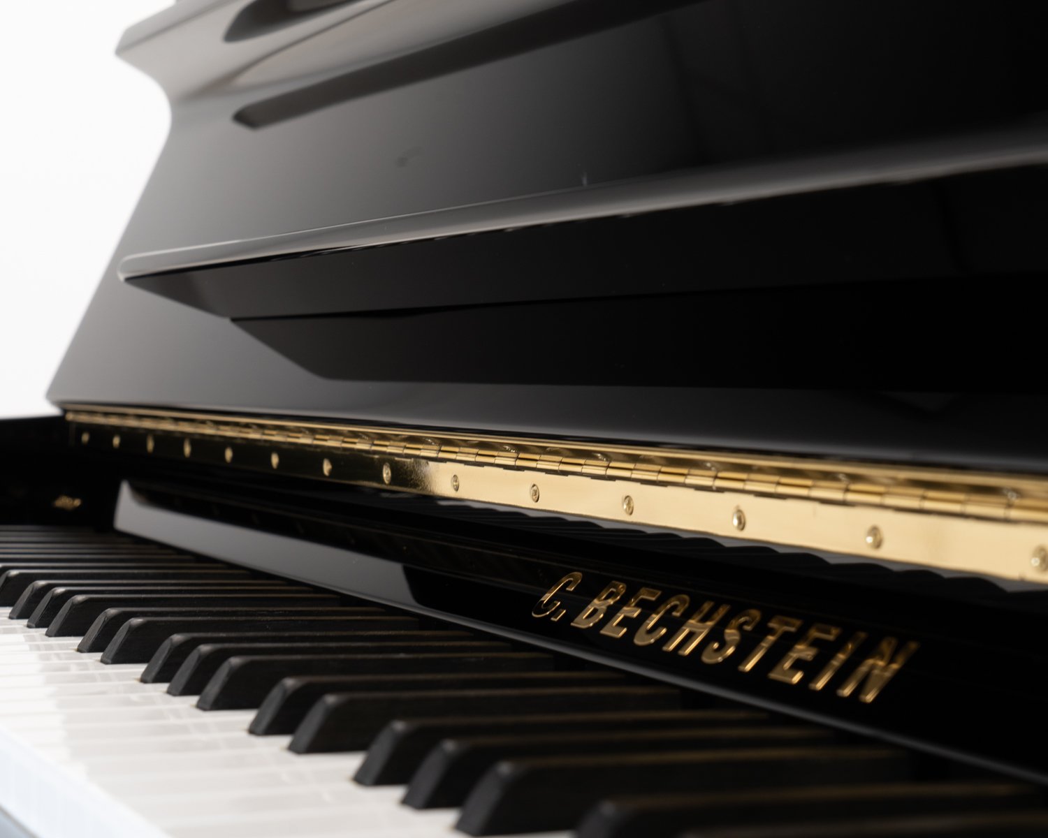 C.Bechstein Academy 124 Upright Piano in polished black
