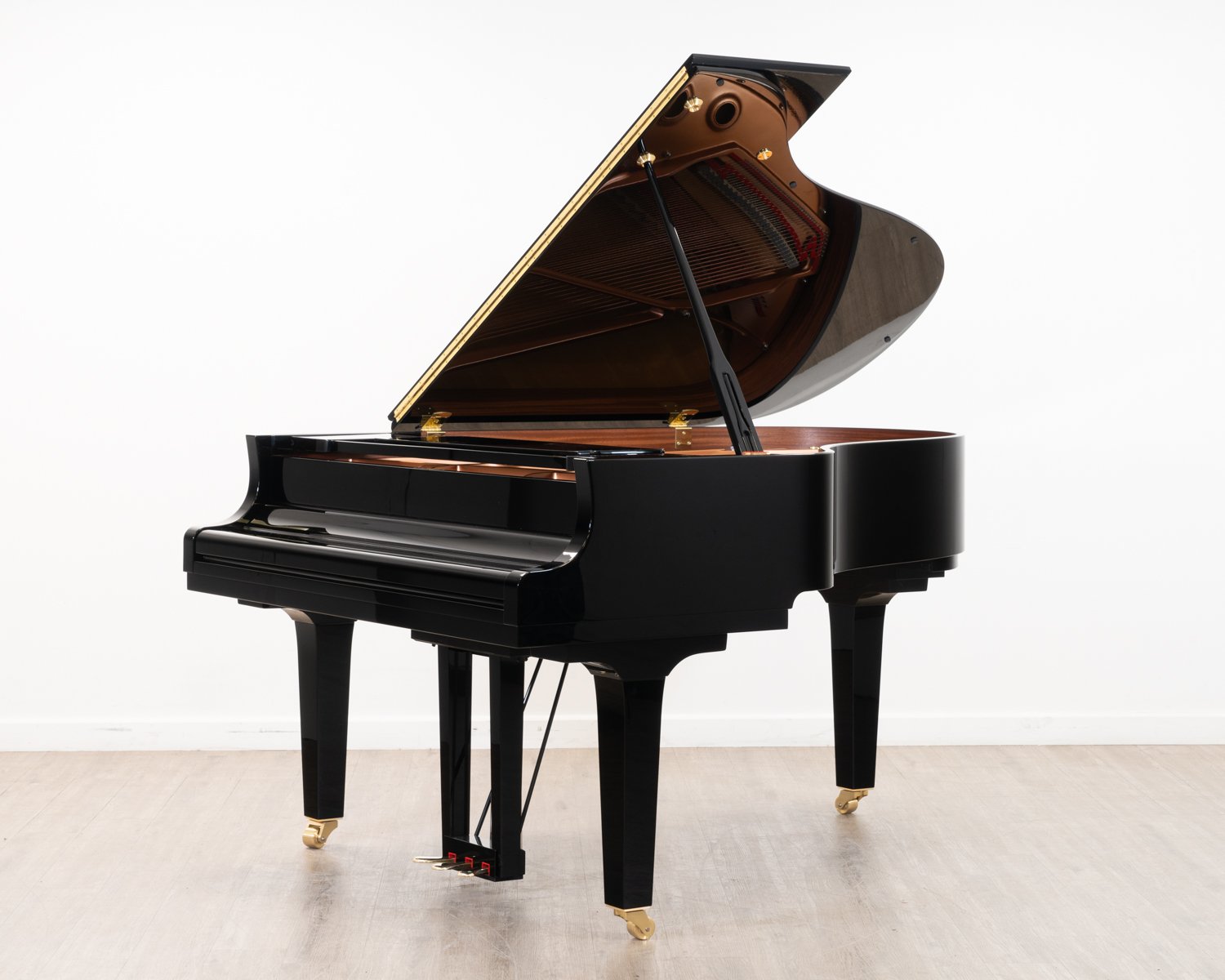 Yamaha C3X grand piano in polished black