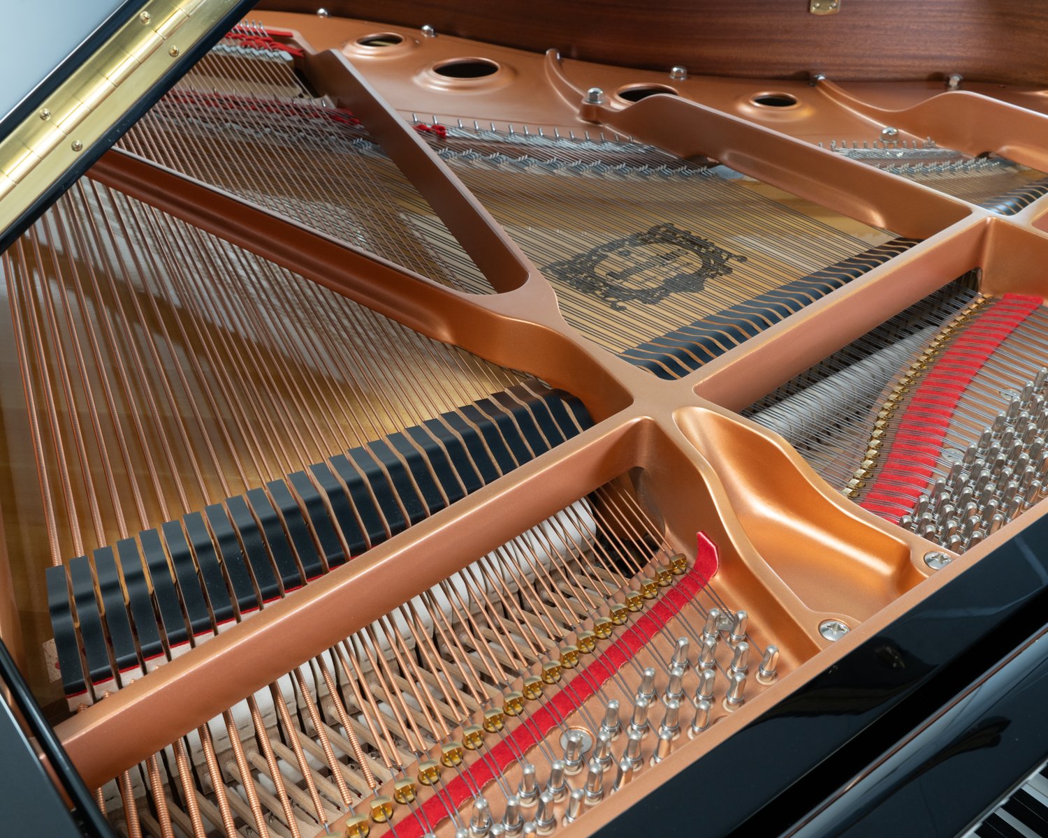 Yamaha C3X grand piano in polished black