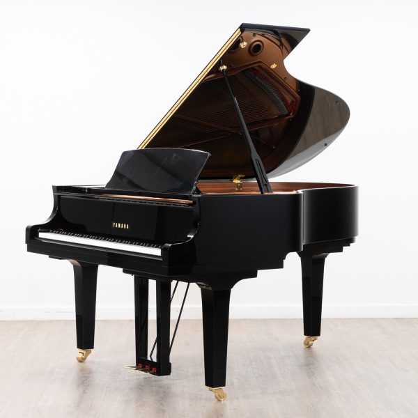 Yamaha C3X grand piano in polished black