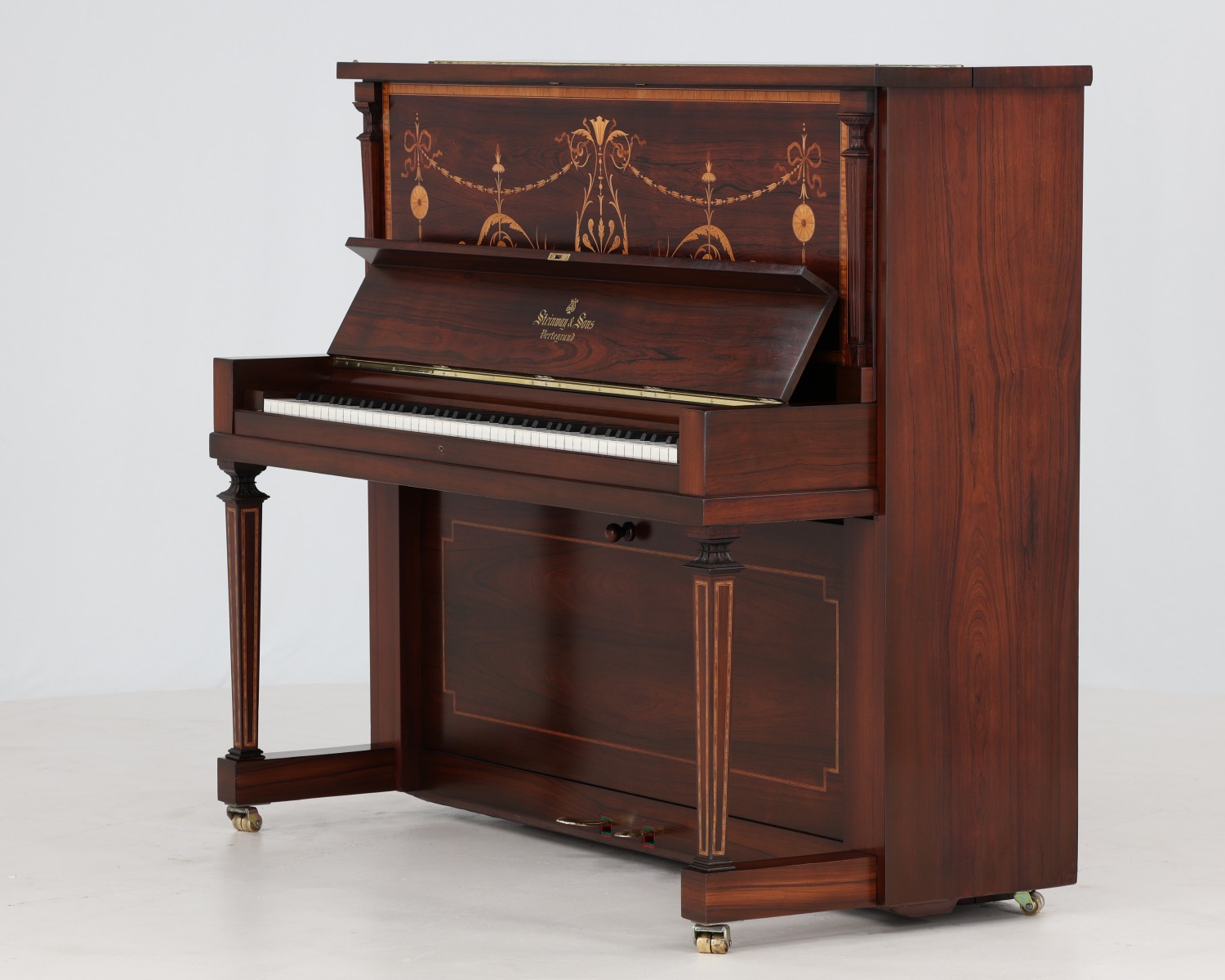 Steinway & Sons Vertegrand Upright Piano - c1907